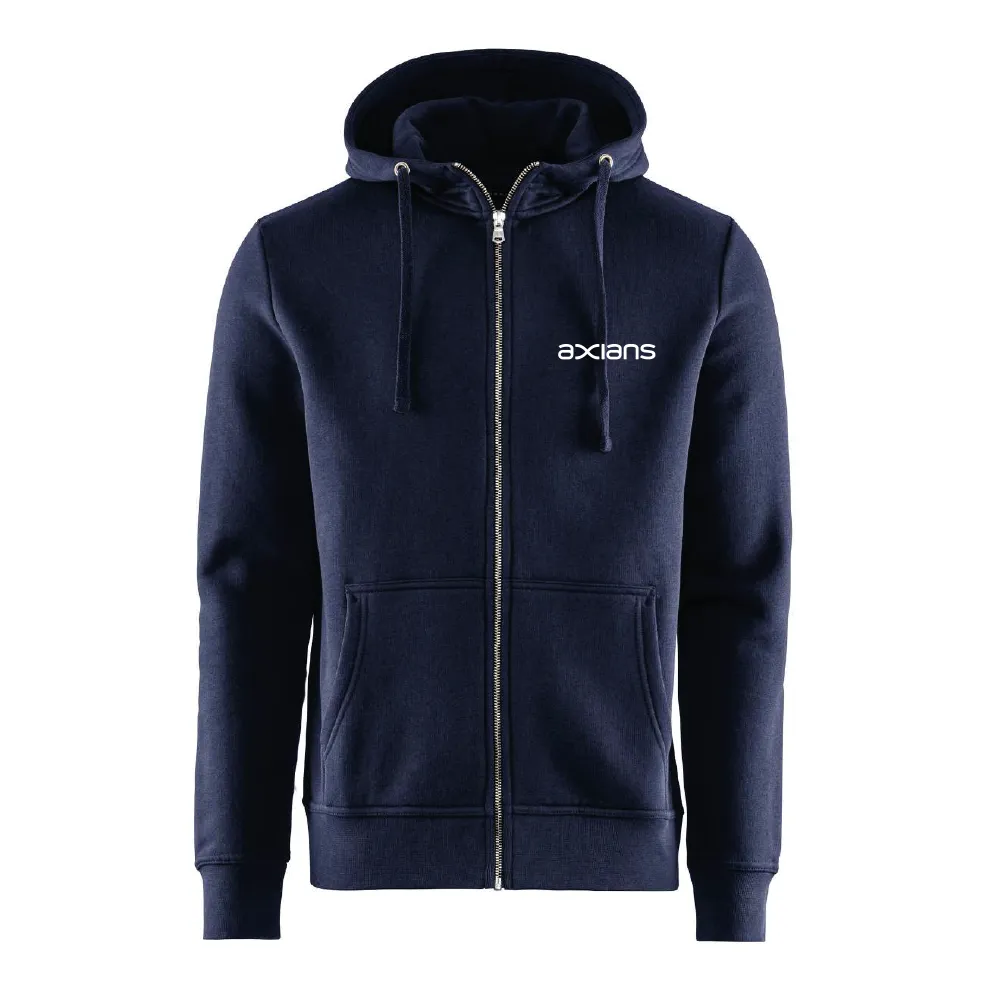 Alfie Zip Hood Navy Herr