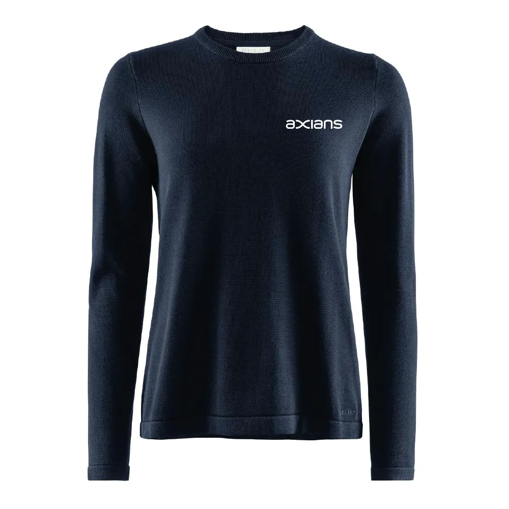 Brockton Crew Neck Navy Dam