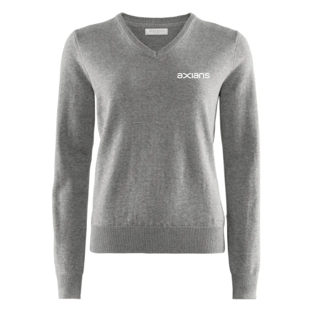 Brockton V-neck Light Grey Dam